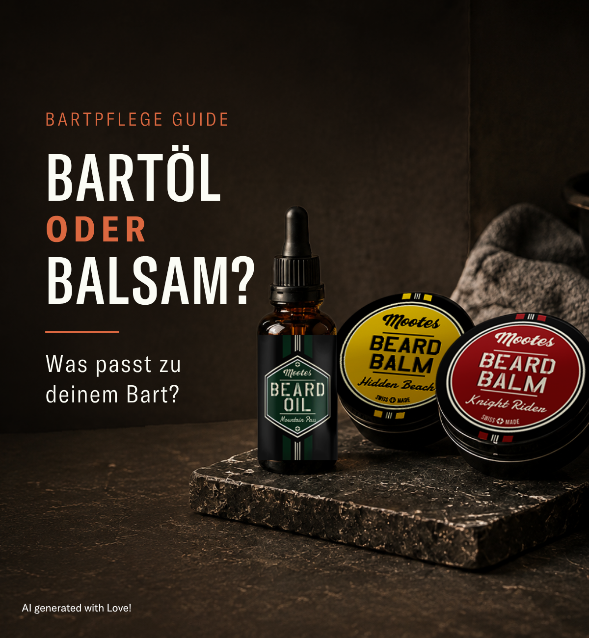 Bartöl oder Bartbalsam? Was passt zu deinem Bart?