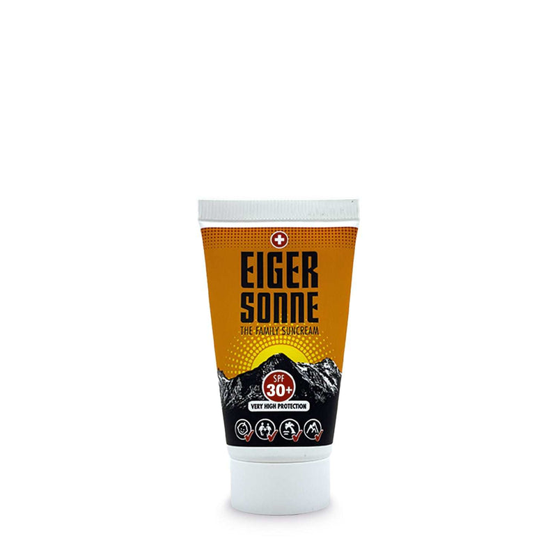 Sonnencreme SPF 30 von EIGERSONNE mit UV-A- und UV-B-Schutz für schnellen Einzug und langanhaltende natürliche Bräune.