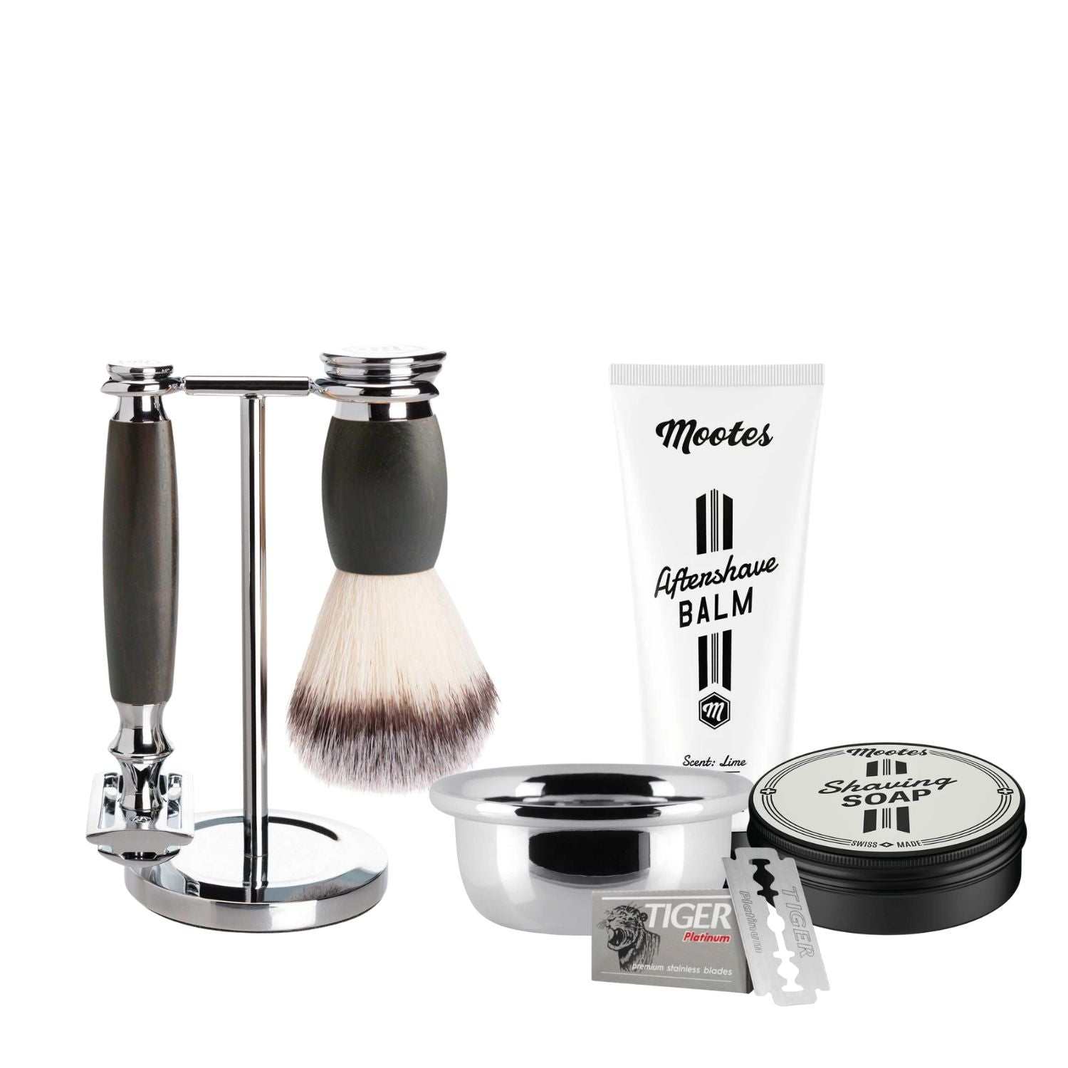 Rasierhobel-Set 7-Teilig Premium - Mootes