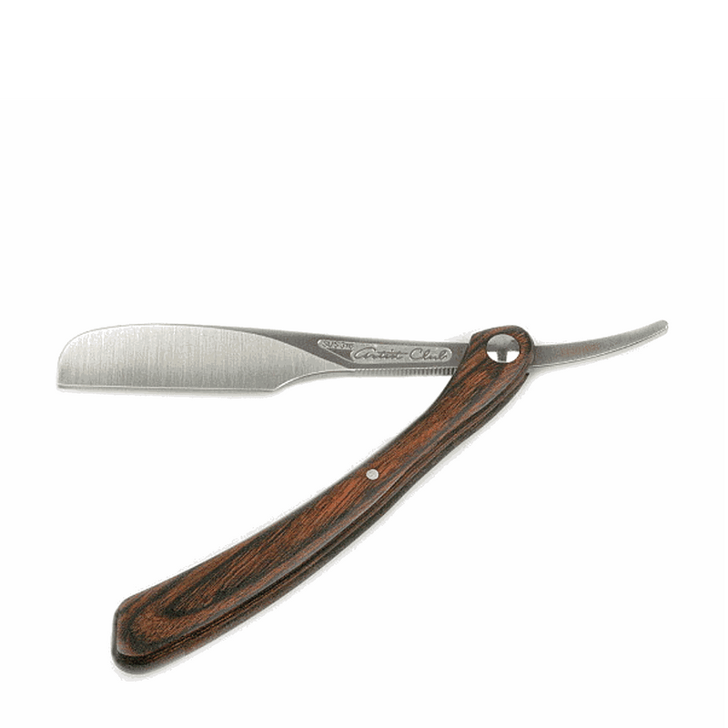 Rasiermesser mit Wechselklinge Artist Club DX mit Holzgriff und rostfreiem Stahlkorpus für professionelle Rasur