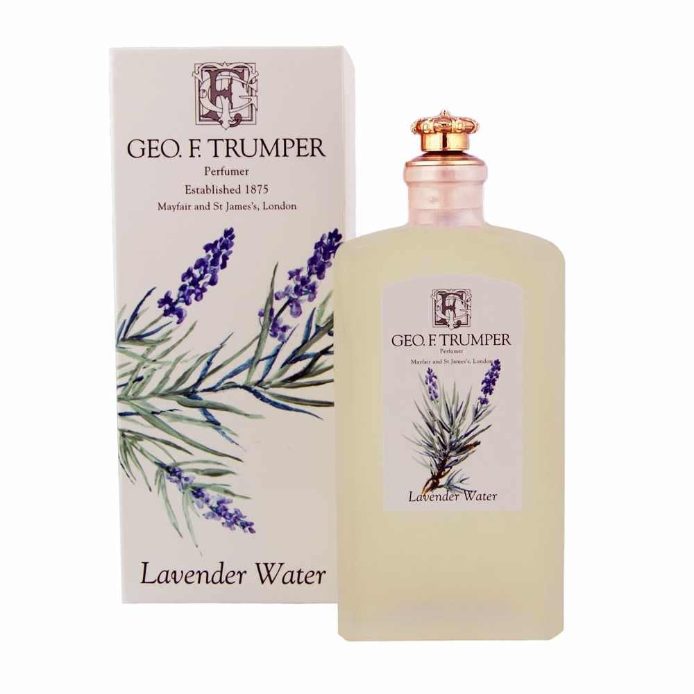 Eau de Toilette Lavender Water - Geo F. Trumper mit französischem Lavendelduft, Sandelholz, Moschus und Patchouli in eleganter Flasche mit passender Verpackung