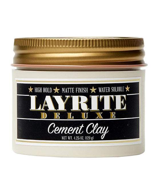 Layrite Cement Pomade Haarstyling mit starkem Halt und mattem Finish in Dose