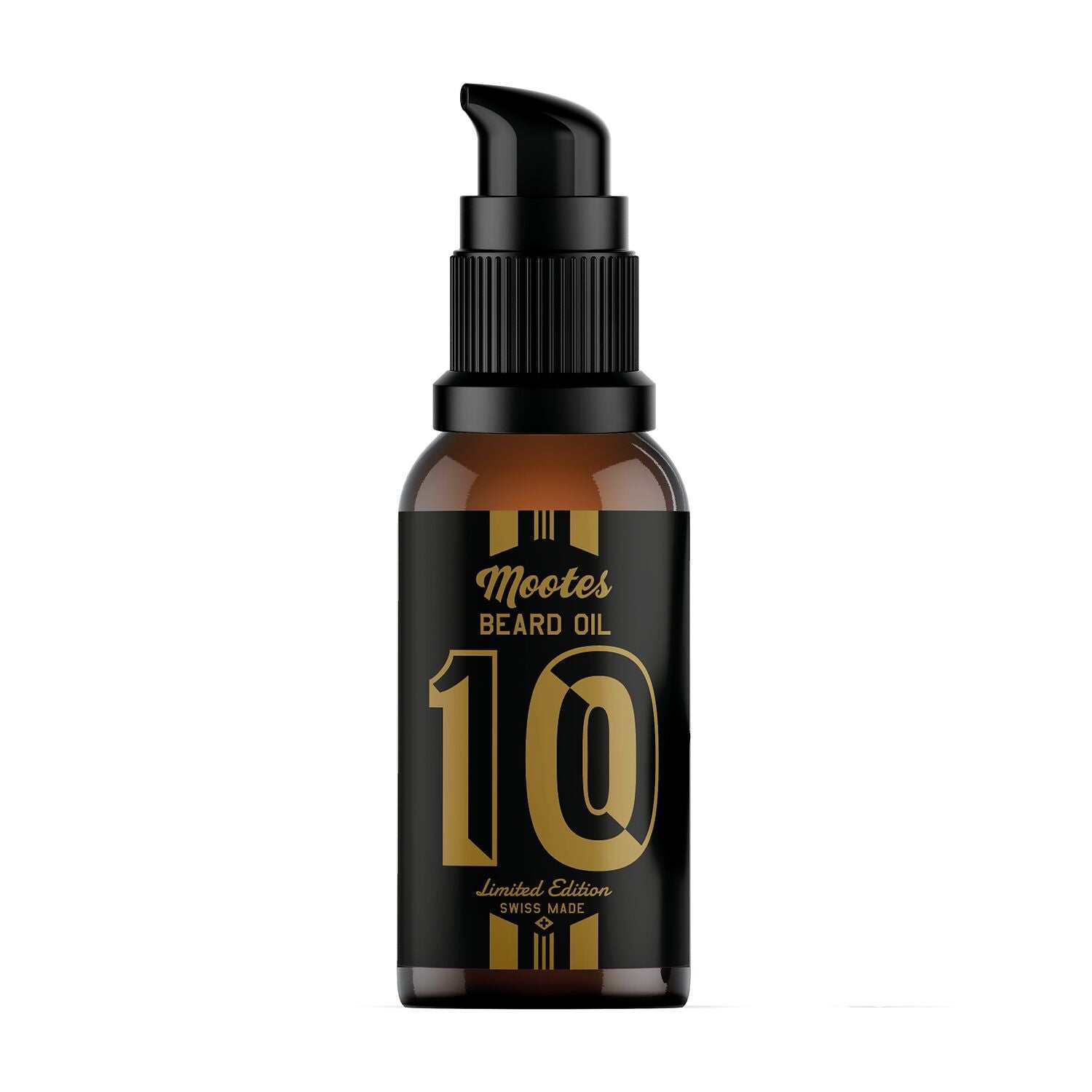 Bartöl 10 Limited Edition Mootes mit exklusivem Duft aus Harzen, Grapefruit und Pfeffer, pflegt und schützt Bart und Haut.