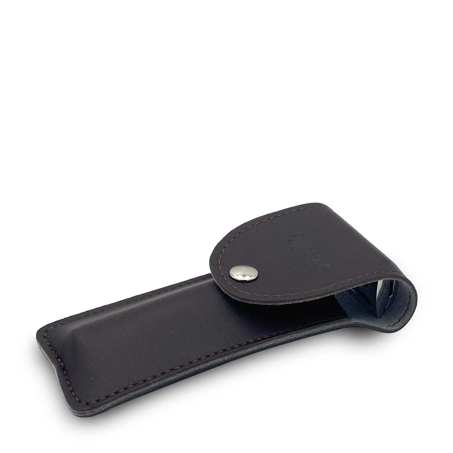 Rasierhobel Etui Mootes aus nachhaltigem Viridis Leder für stilvollen Schutz und Aufbewahrung