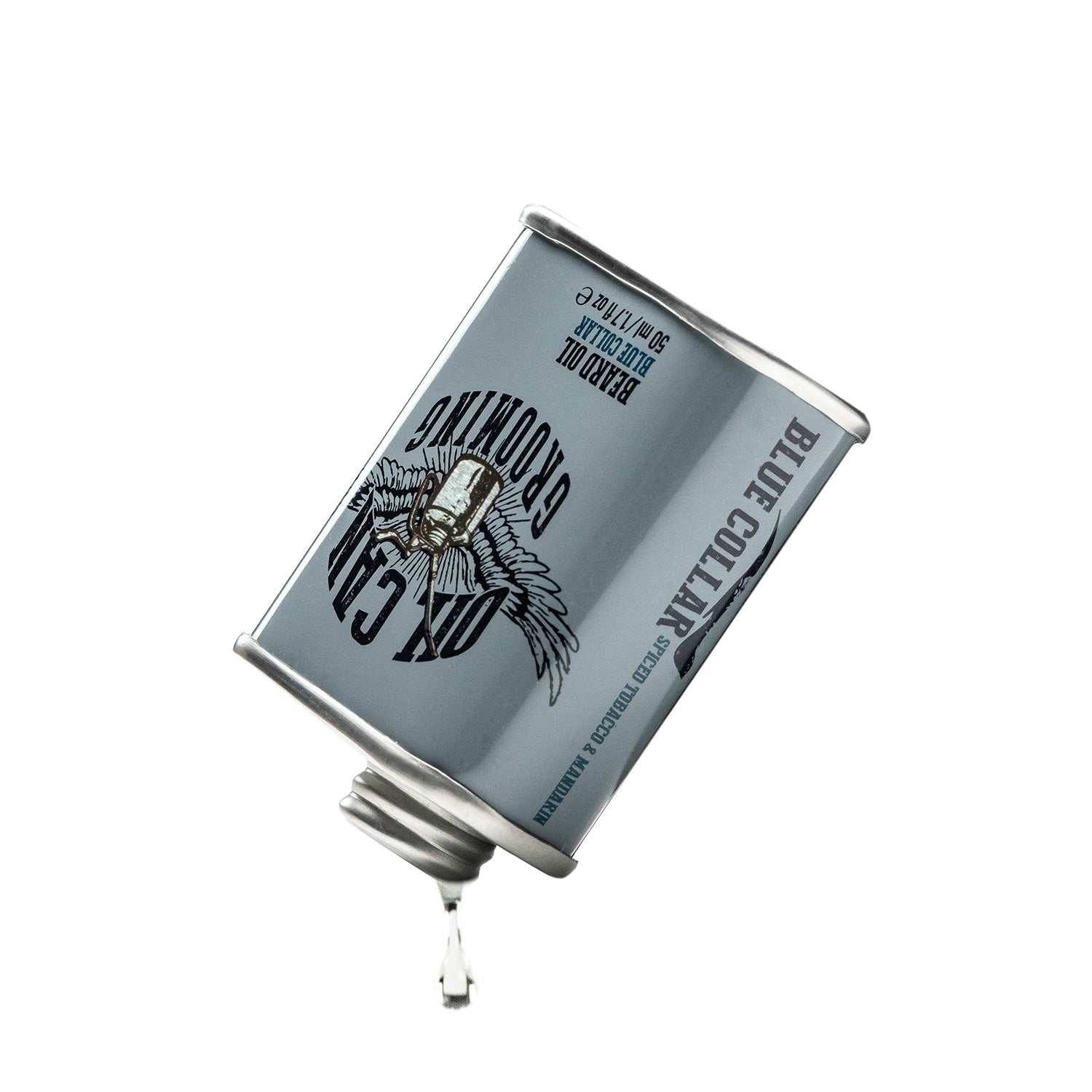 Oil Can Grooming Blue Collar Bartöl mit natürlichem Duft und pflegenden Inhaltsstoffen für Bart und Haut