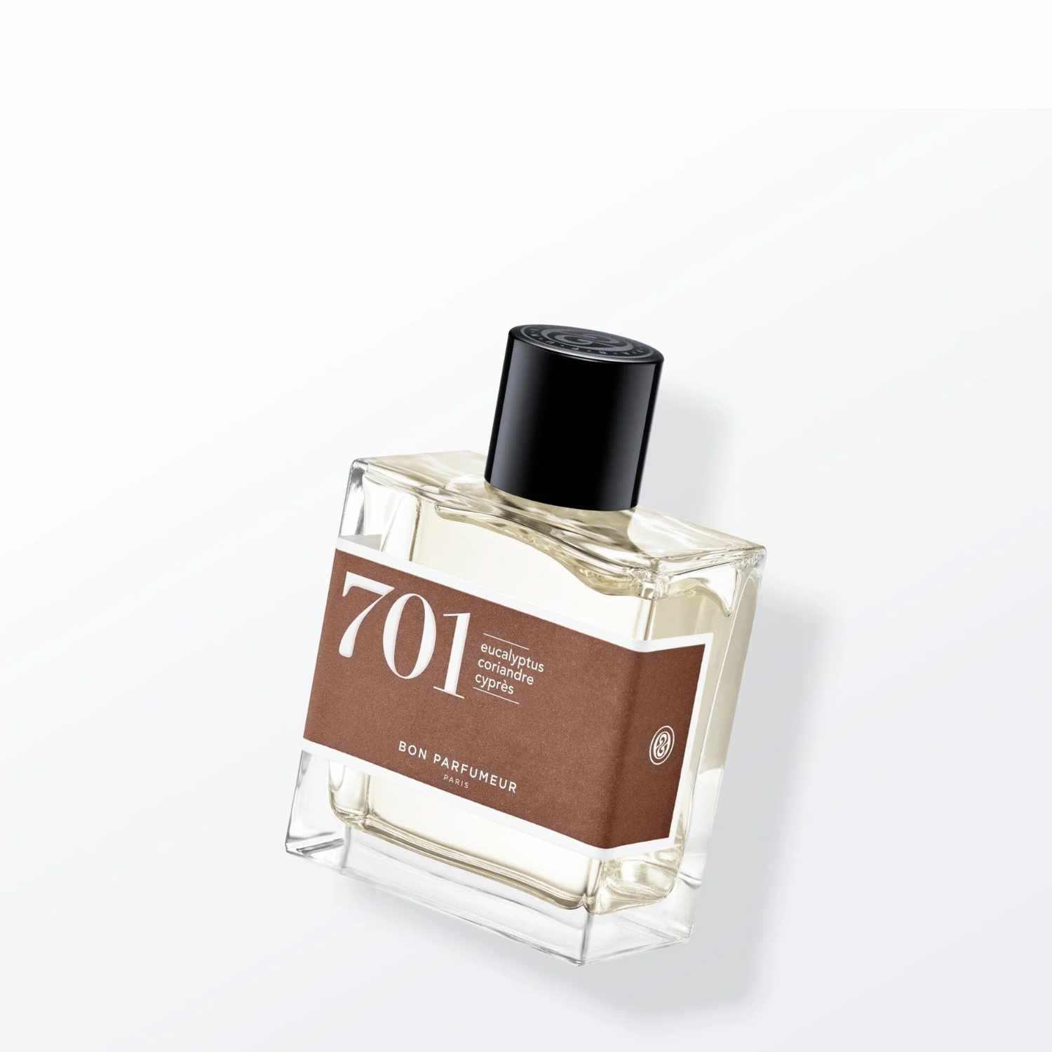 Eau de Parfum 701 Bon Parfumeur mit frischer Grapefruit, Ananas, würzigem Pfeffer, Rosmarin, Eukalyptus, Zypresse, Amberholz und Weihrauch