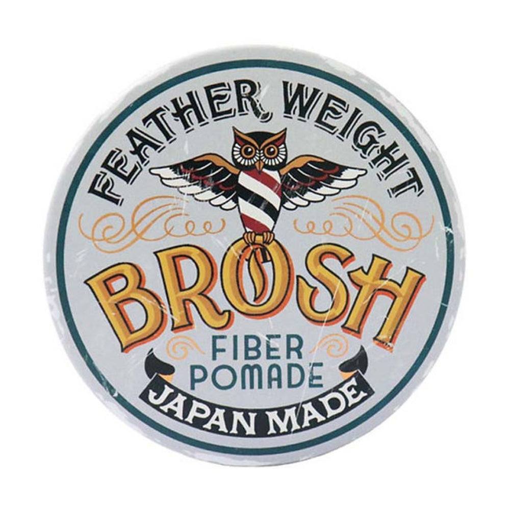 Haarpomade Fiber Pomade Feather Weight Brosh Dose mit Eulen-Design und Japan-Marke