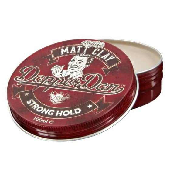 Dapper Dan Pomade Matt Clay starke Halt mattes Finish leichte Anwendung 100ml Dose