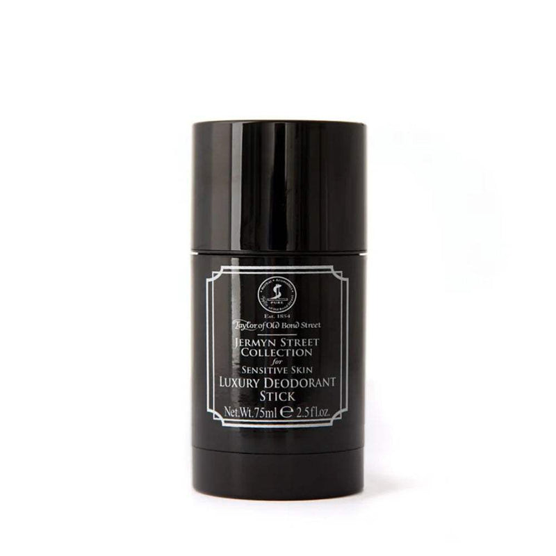 Deodorant Jermyn Street von Taylor of Old Bond Street, aluminiumfreier Deo-Stick für empfindliche Haut mit frischem, maskulinem Duft aus Bergamotte, Lavendel und Moschus.