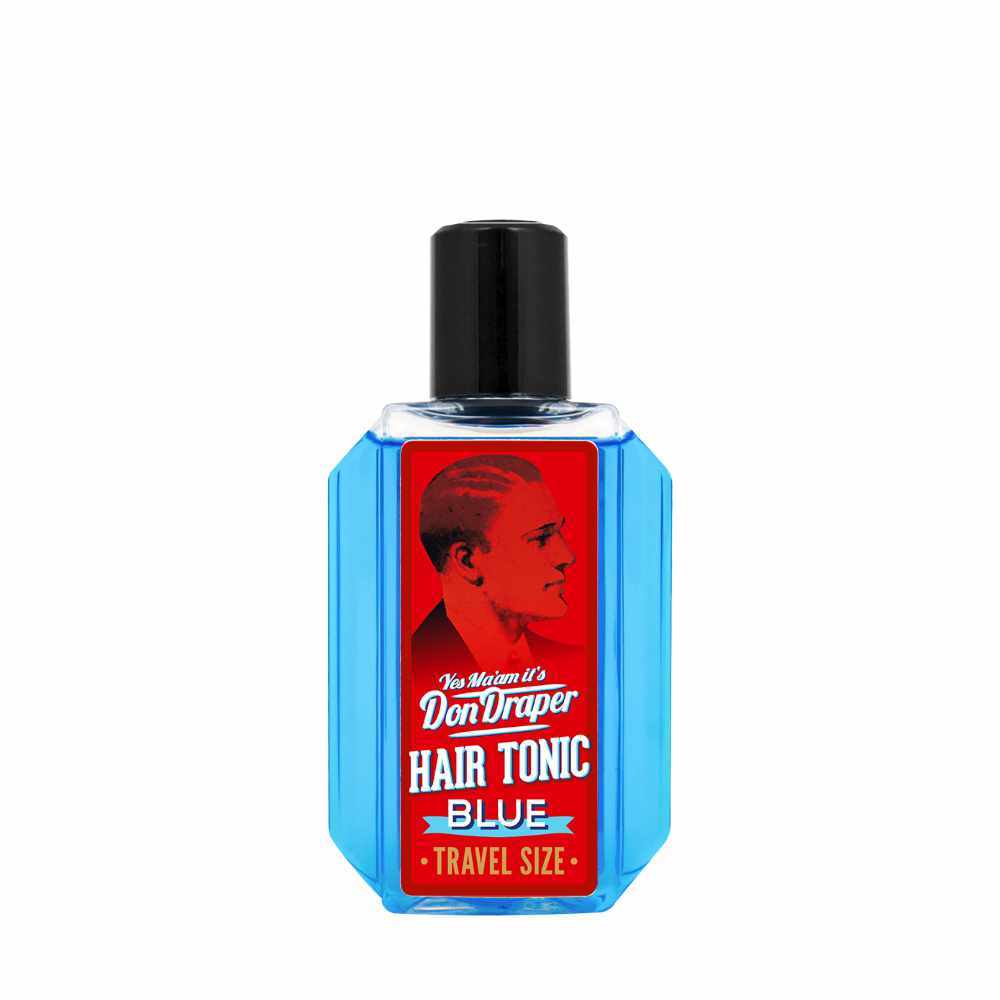 Dapper Dan Hair Tonic Blue Haartonikum in Reisegröße mit menthol- und eukalyptusfrischer Formel und Vintage-Design