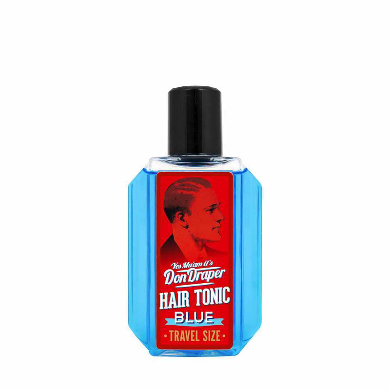 Dapper Dan Hair Tonic Blue Haartonikum in Reisegröße mit menthol- und eukalyptusfrischer Formel und Vintage-Design