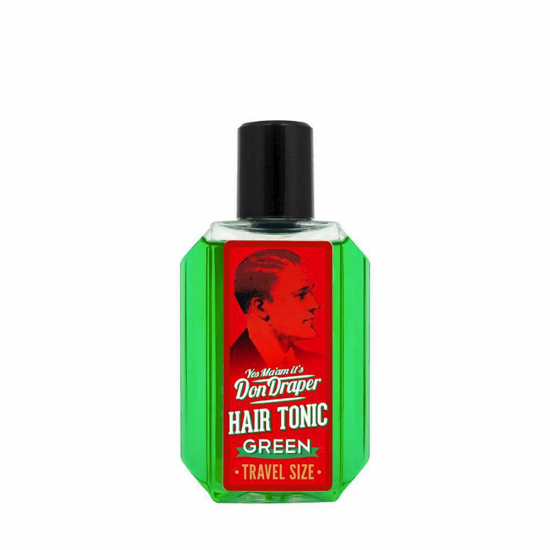 Dapper Dan Hair Tonic Green in Reisegröße mit erfrischender Menthol- und Eukalyptusformel zur Kopfhautpflege und Stilsteigerung
