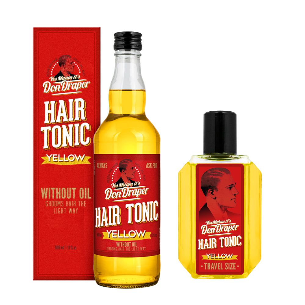 Don Draper Hair Tonic Yellow für gepflegtes, glänzendes und voluminöses Haar ohne Fettfilm