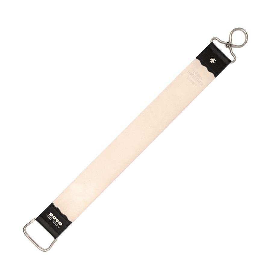 Hängeriemen aus Rindsleder von Dovo zum Abziehen von Rasiermessern, langlebig und kompakt