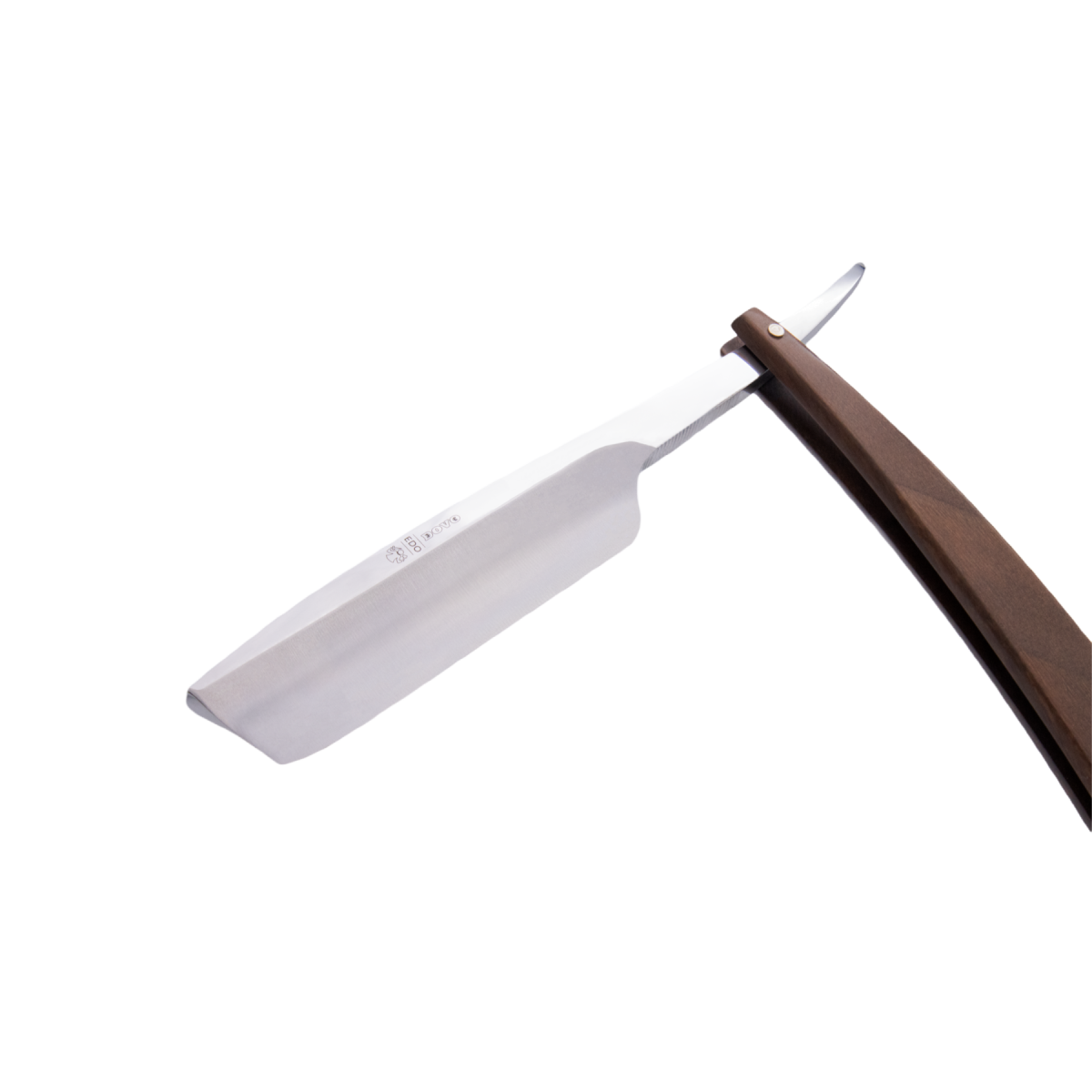 Dovo EDO Walnuss Rasiermesser 5/8 Zoll – Detailansicht