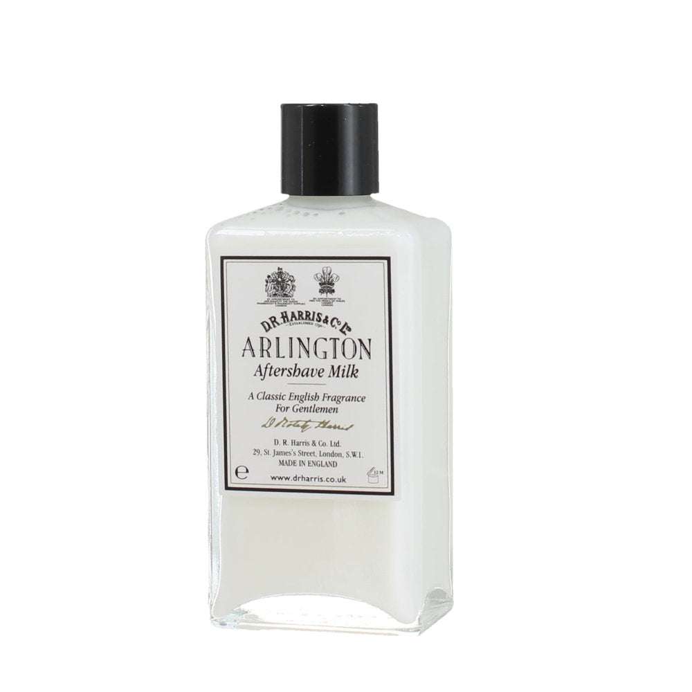 Aftershave Milch Arlington von D.R. Harris mit frischem Zitrusduft und beruhigender Wirkung für empfindliche Haut nach der Rasur