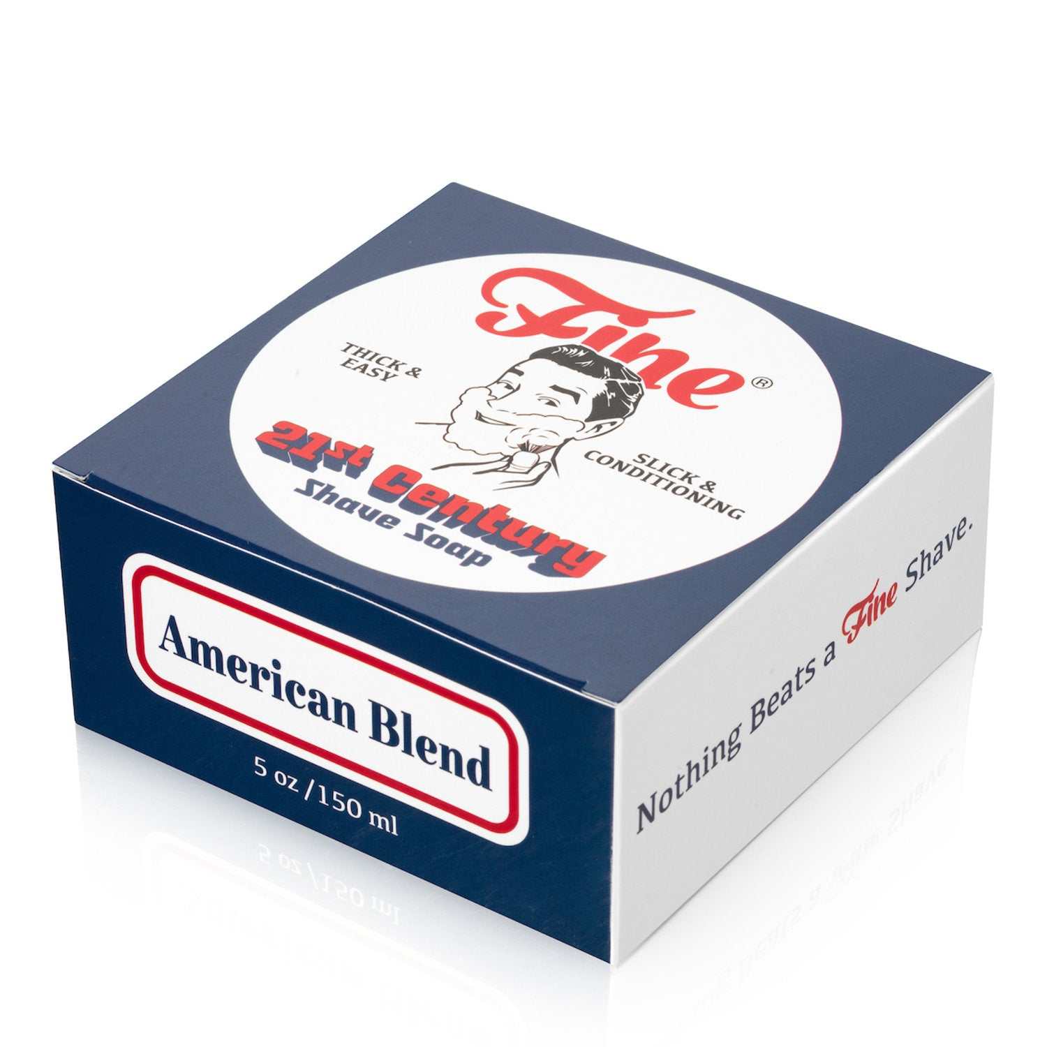 Rasierseife Fine Accoutrements American Blend, handgefertigt, pflegend, mit leichtem Sommerduft, 150 ml