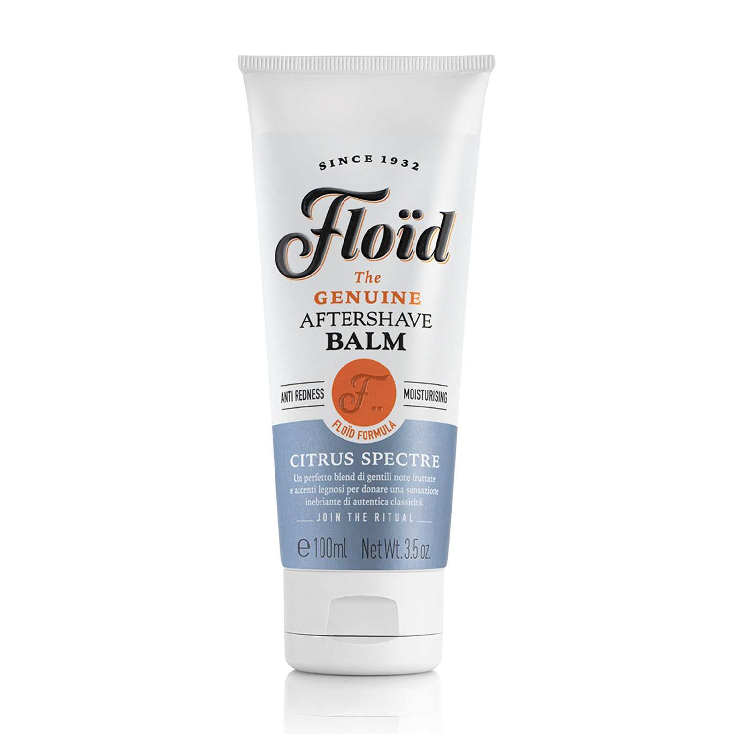 Floïd Aftershave Balsam Citrus Spectre pflegender Balsam mit Citrusduft und feuchtigkeitsspendender Formel für Männer nach der Rasur