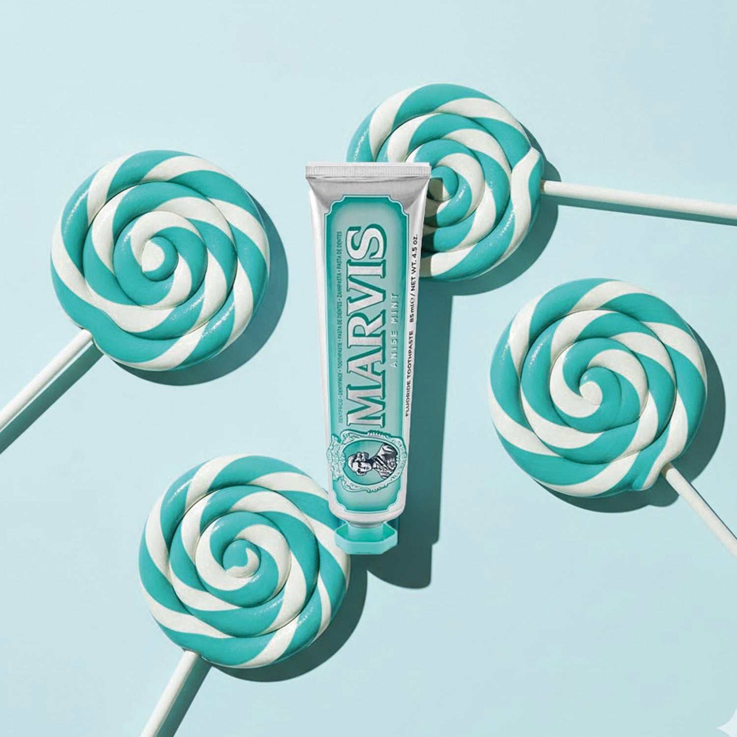 Marvis Zahnpasta Anise Mint mit würzigem Sternanis und frischer Minze für intensive Frische und Karies-Schutz