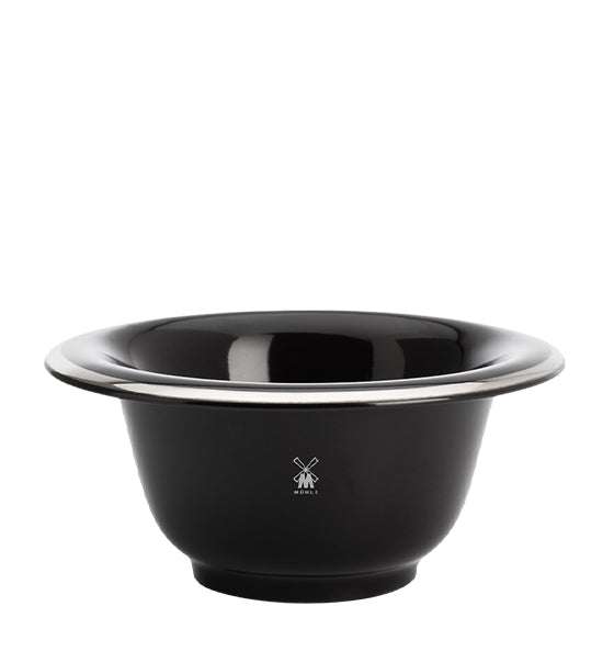 Rasierschale aus Porzellan von Mühle mit cleverer Feuchtigkeitsvertiefung zur Aufbewahrung von Rasierseife