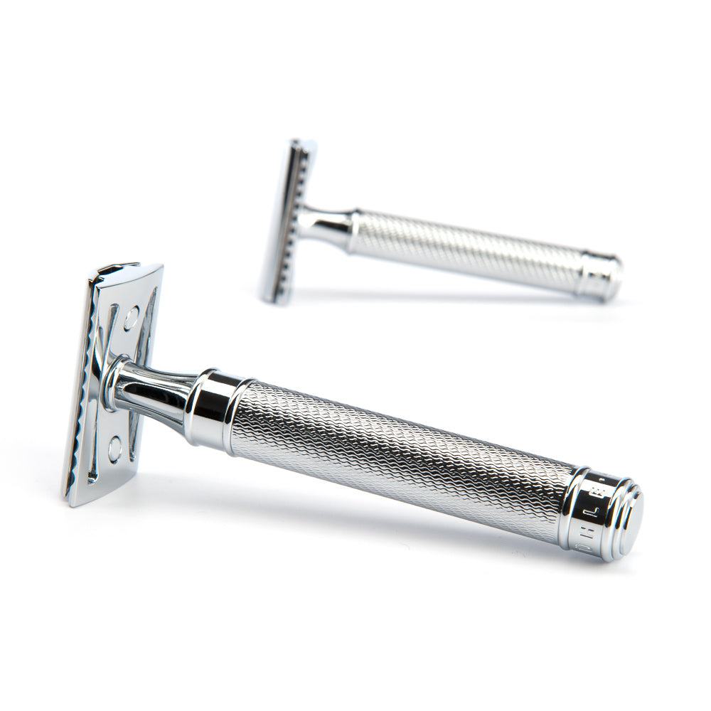 Traditional Grande Chrome-plated Safety Razor - Mühle