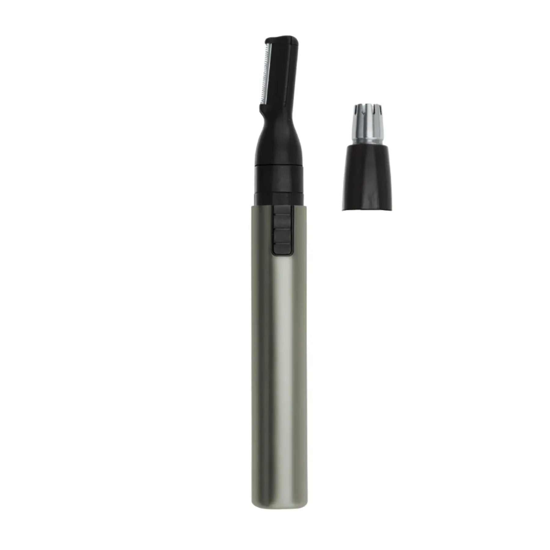 Nasenhaar Trimmer und Detailer Micro Lithium WAHL kompakter Stift mit Lithium-Batterie und Aufsatz für präzises Trimmen von Nasen- und Ohrenhaaren.