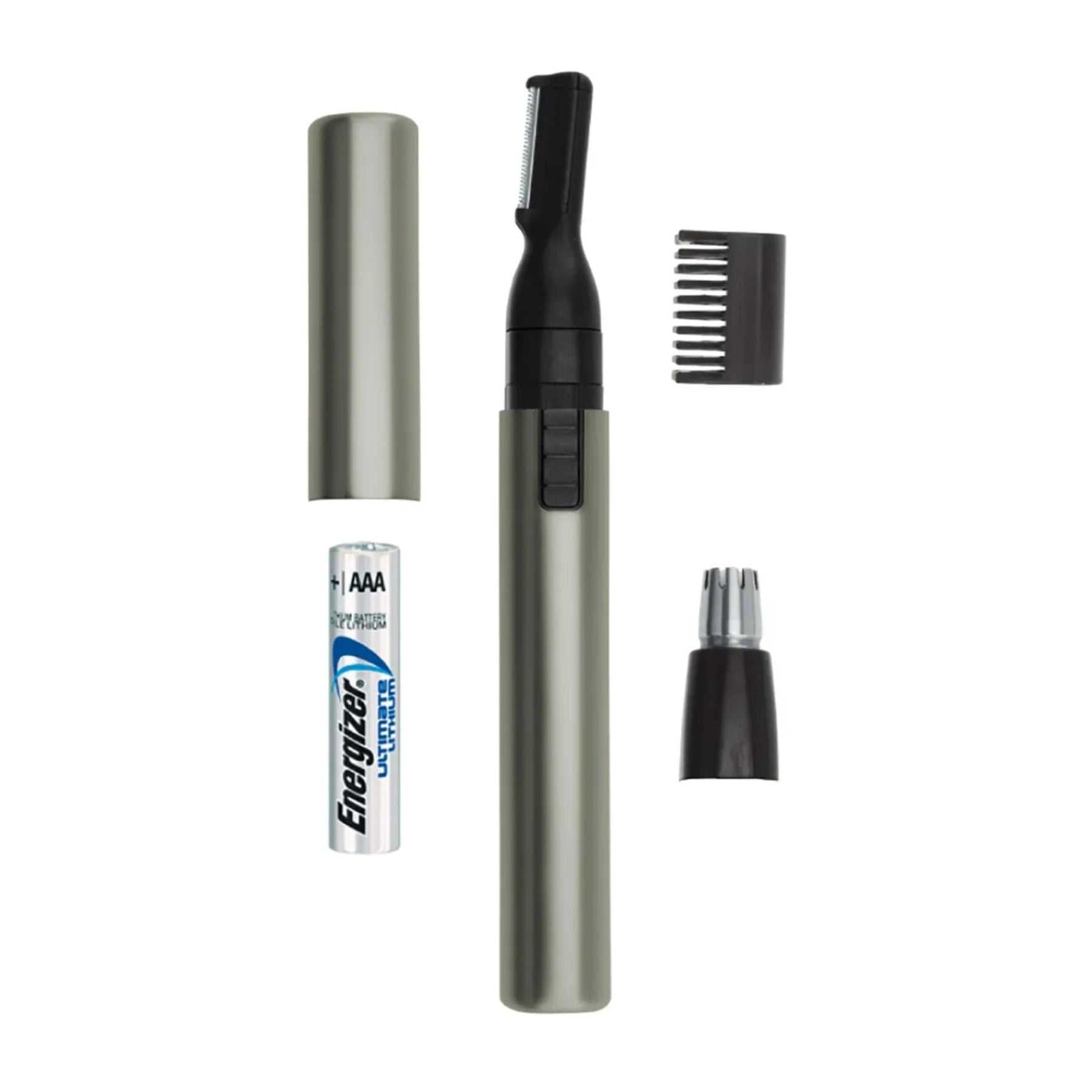 Nasenhaar Trimmer und Detailer Micro Lithium von WAHL mit Lithium-Batterie, kompakt und multifunktional für präzises Trimmen von Nasen- und Ohrenhaaren.