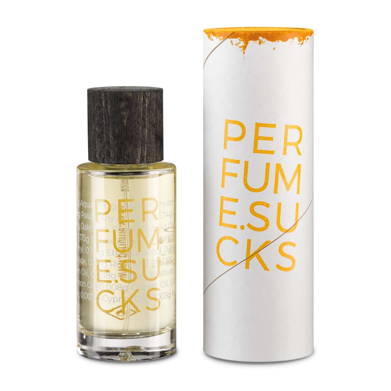 Perfume Sucks Yellow Eau de Parfum mit exotischem Duft aus Rum, Zimtrinde und Tannenbalsam.