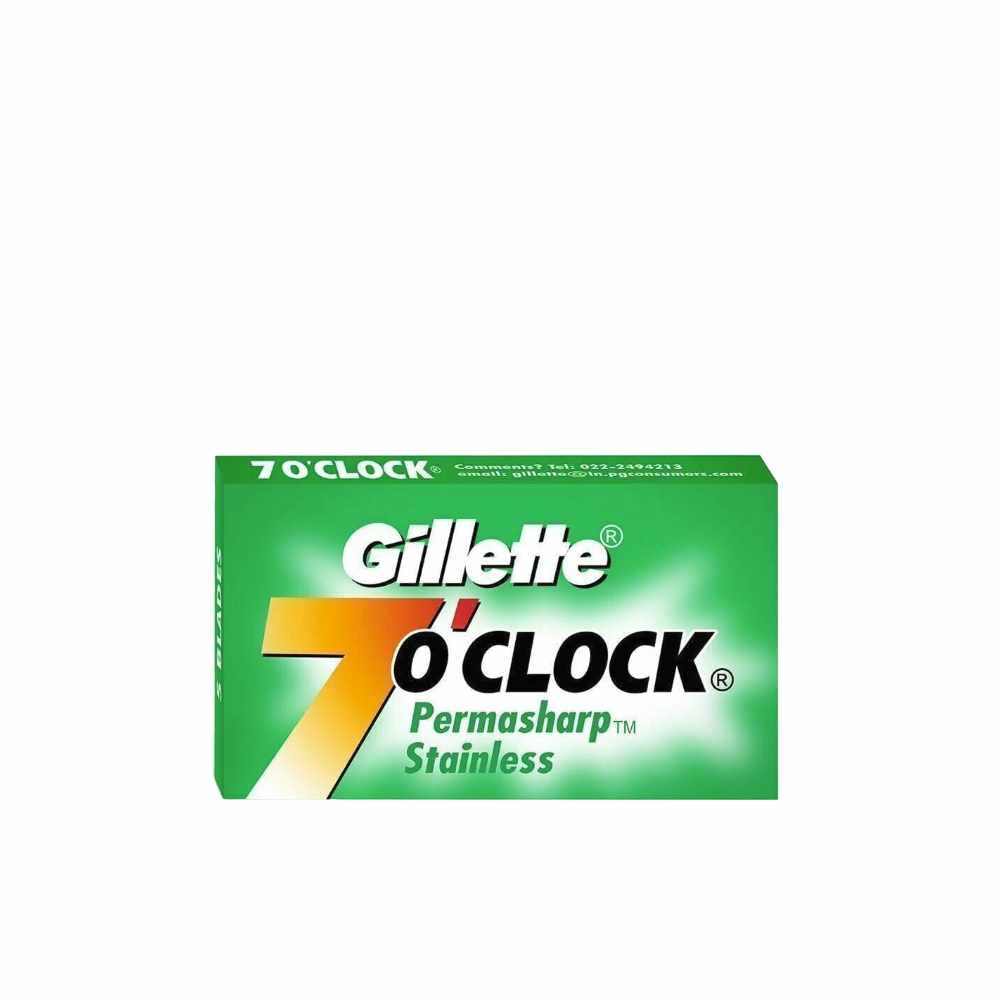 Gillette 7 o’clock Permasharp Stainless Rasierklingen für präzise und gründliche Rasur, ideal für erfahrene Nutzer.