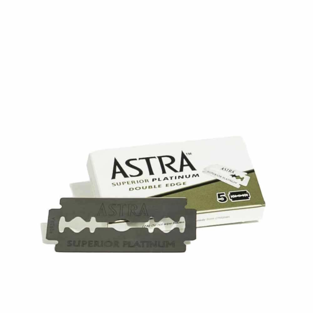 Rasierklingen Superior Platinum Astra Doppelklingen scharf und hautschonend für alle Hauttypen