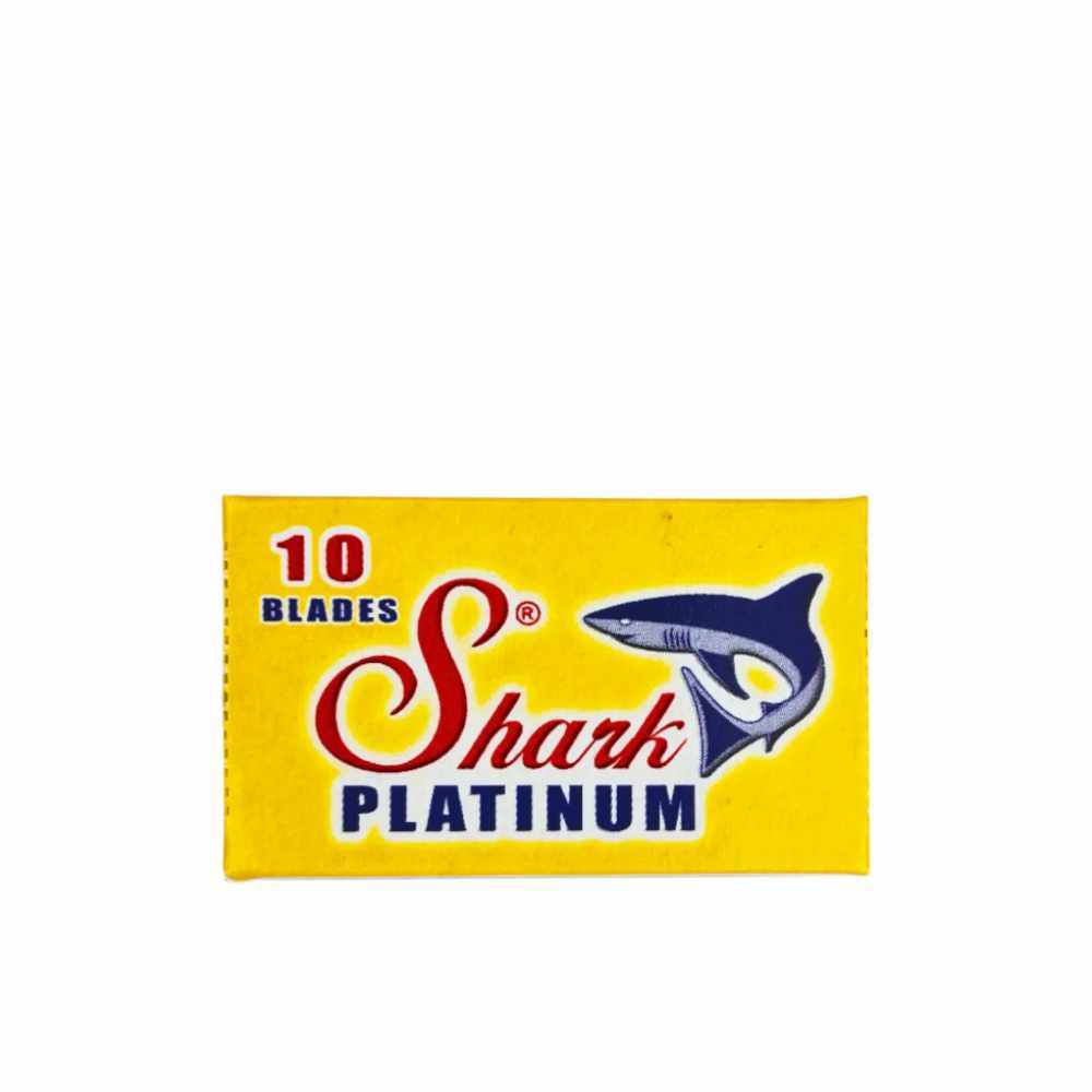 Rasierklingen Platinum - Shark Verpackung mit 10 Klingen für schonende Nassrasur
