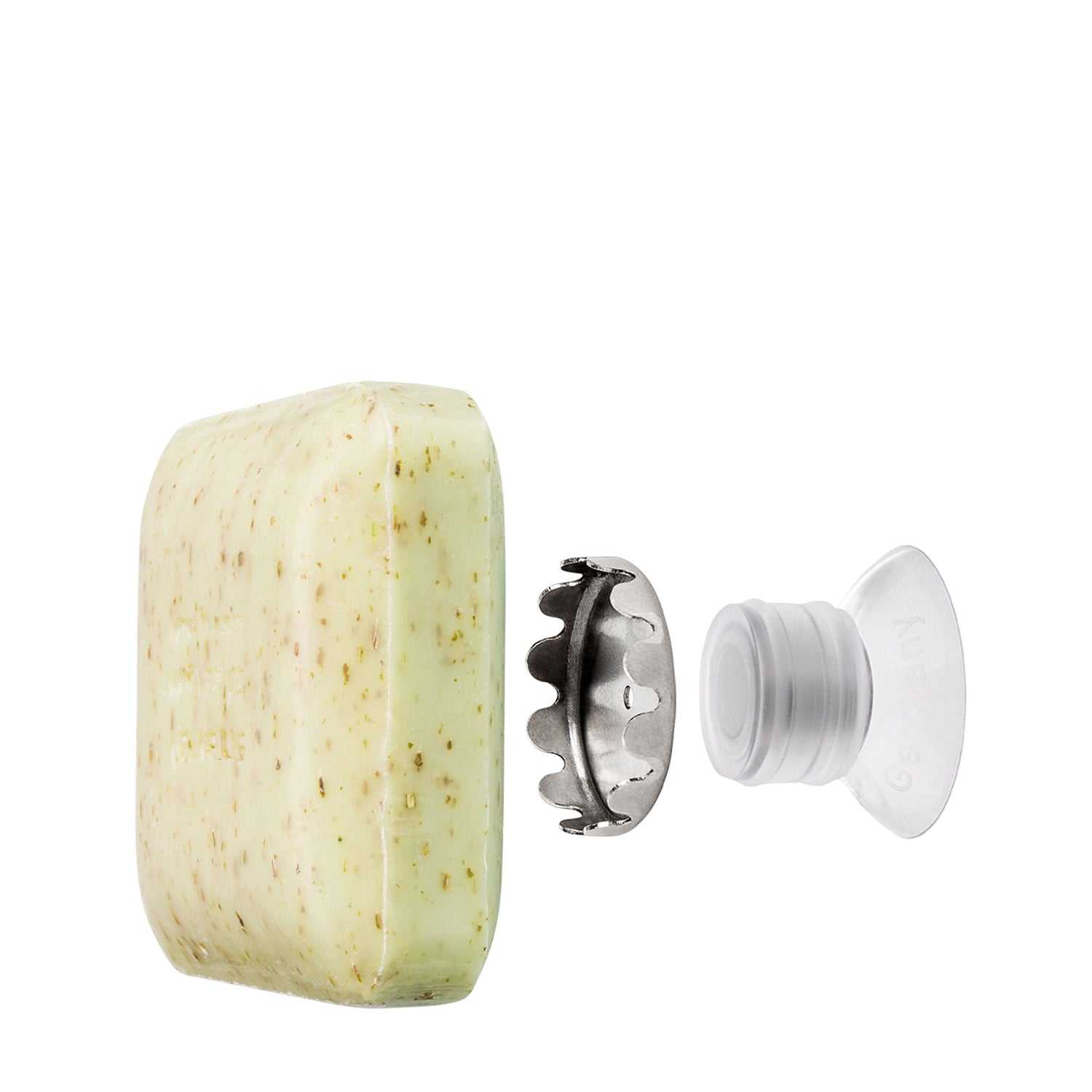 Magnetischer Seifenhalter Savont mit Saugnapf zur hygienischen, trockenen Aufbewahrung von Seife ohne Bohren oder Kleben.