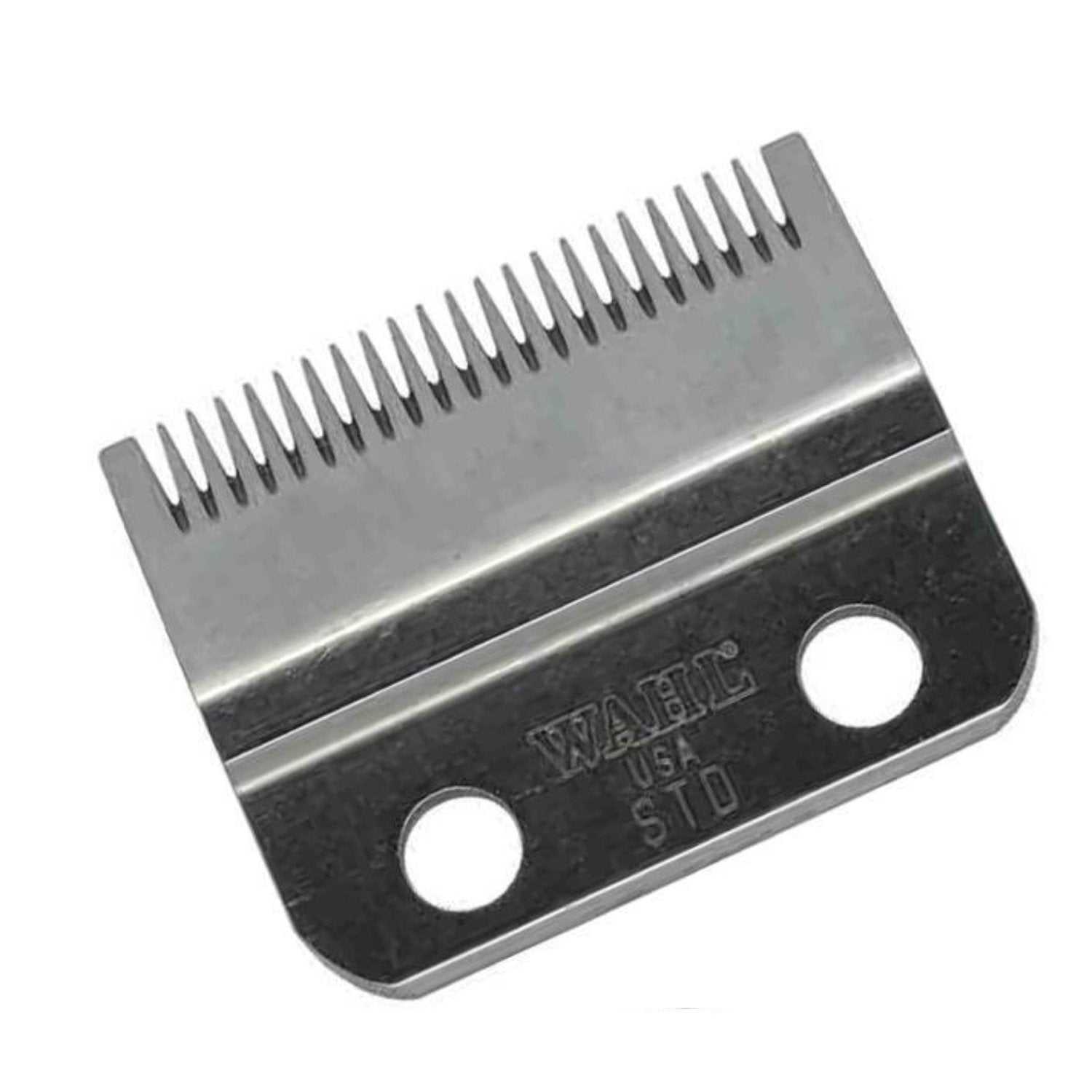 Schneidsatz für WAHL Magic Clip und Senior Haarschneidemaschinen aus Edelstahl mit präzisen Fadenzug-Klingen für gleichmäßige Schnitte.