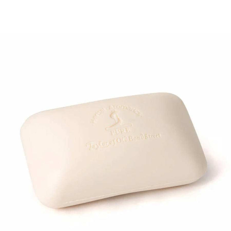 Duschseife Jermyn Street von Taylor of Old Bond Street, cremige, dreifach gemahlene Seife für empfindliche Haut mit frischem, maskulinem Duft aus Bergamotte, Limette, Lavendel und Patchouli