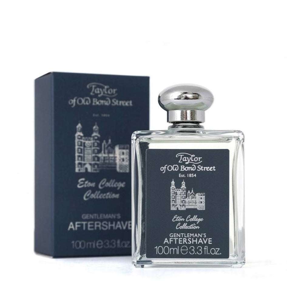 Aftershave Lotion Eton College - Taylor mit maskulinem Zitrusduft, Limetten-, Orangen- und Mandarinennoten, blumiger Note und Patchouliöl in eleganter 100ml Flasche
