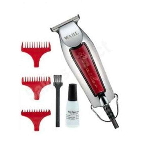 Robuste WAHL Haarschneidemaschine Detailer mit extra breitem T-Blade und Zubehör für präzise Konturen und Feinarbeiten