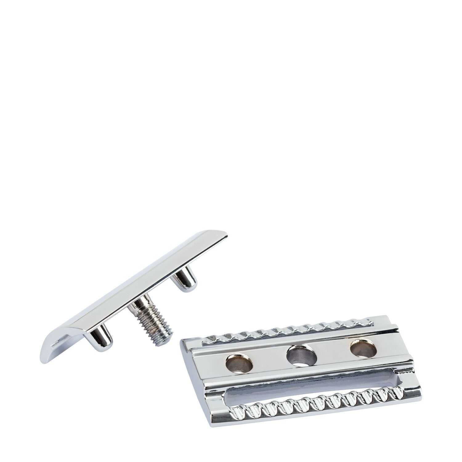 Austauschkopf für Hobel mit geschlossenem Kamm aus Metall in Silberfarben