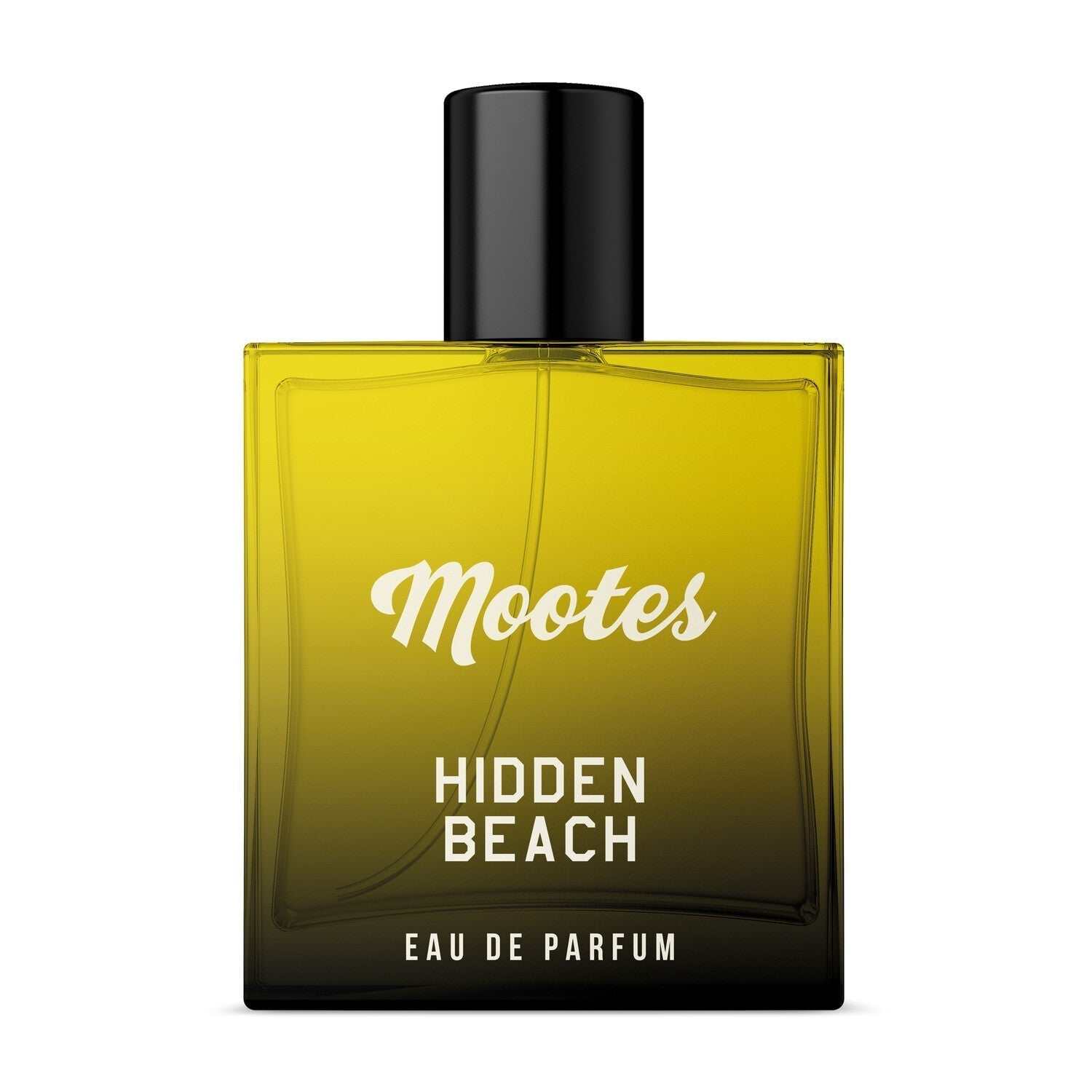 Eau de Parfum Hidden Beach - Mootes mit Duftnoten von Vanille, Limette, Lemongras, Sandelholz und Frankincense in elegantem Flakon