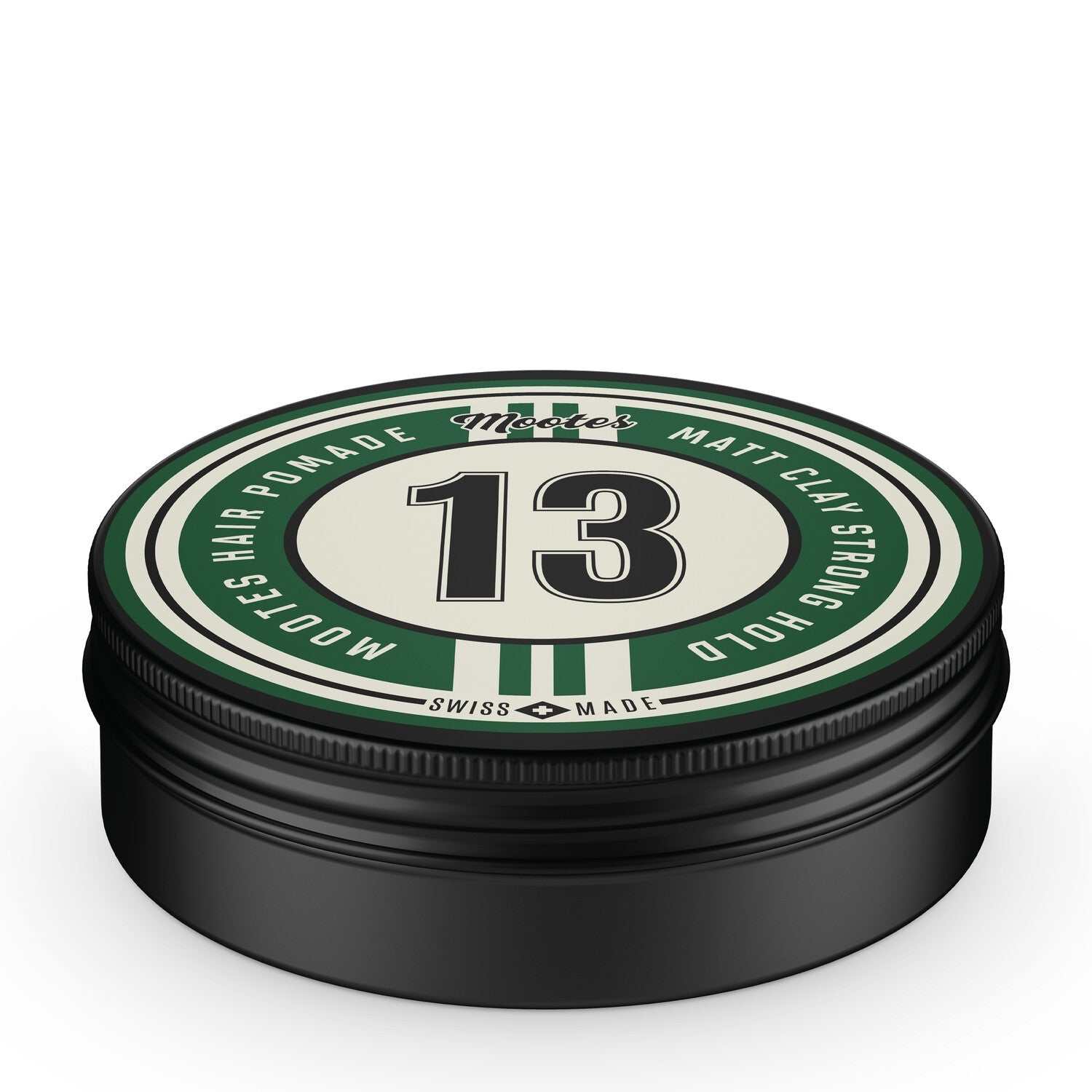 Haarpomade 13 Strong Matt von Mootes mit starkem Halt und matter Textur für stilvolles Styling