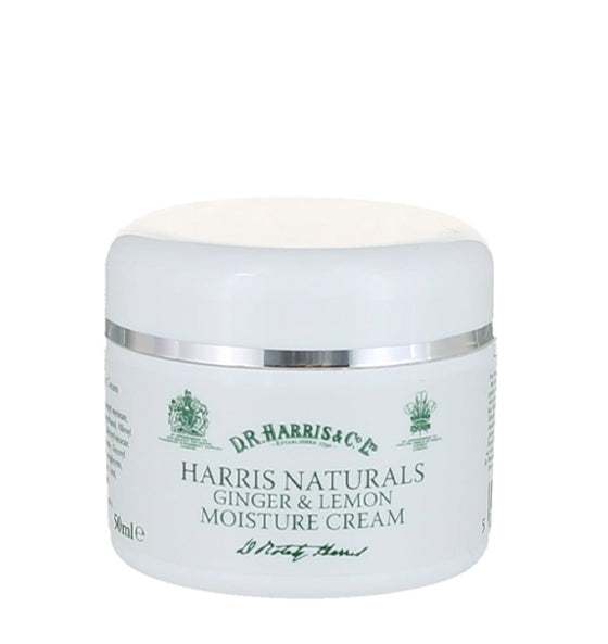 Feuchtigkeitsspendende Gesichtscreme Ginger & Lemon von D.R. Harris für trockene und empfindliche Haut