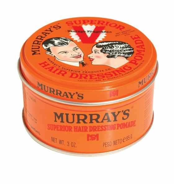 Murray's Superior Hair Dressing Pomade orangefarbene Dose traditionelles Haarstyling seit 1926, vielseitige Pomade für langanhaltenden Halt und Glanz