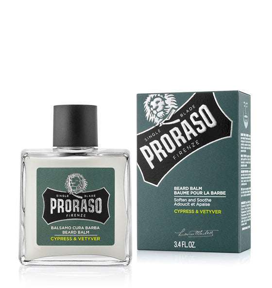Proraso Bartbalsam Cypress & Vetiver für weichen, gepflegten Bart mit holzigem Duft und angenehmer Hautpflege