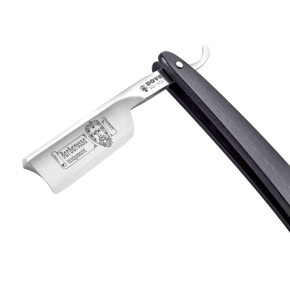 Rasiermesser Barbarossa Ebenholz Spanischer Kopf 5/8" - Dovo