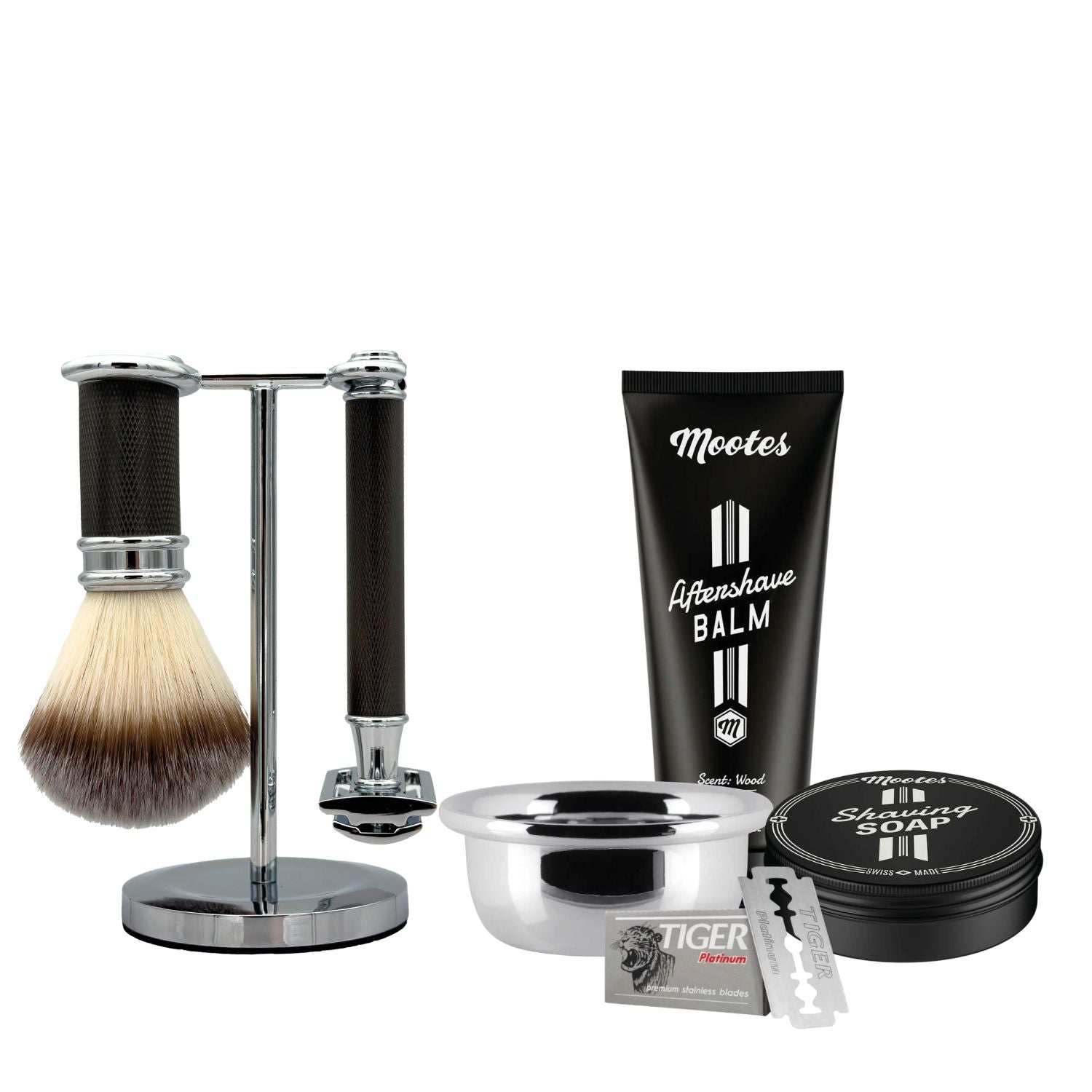 Rasierhobel-Set 7-Teilig Premium - Mootes