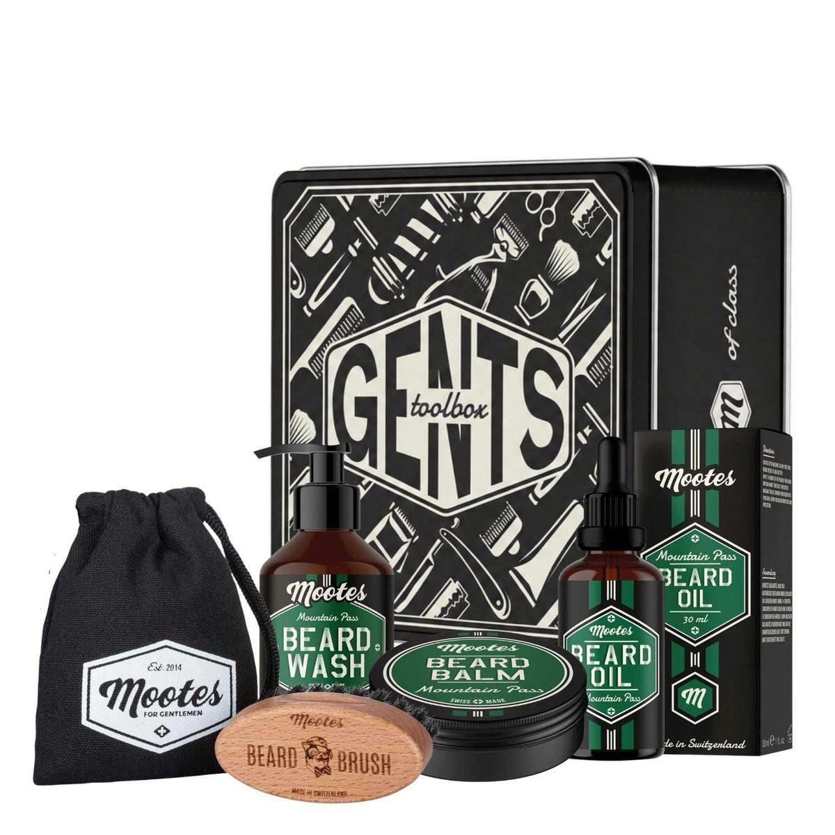 Ensemble de soins pour la barbe Mootes Mountain Pass