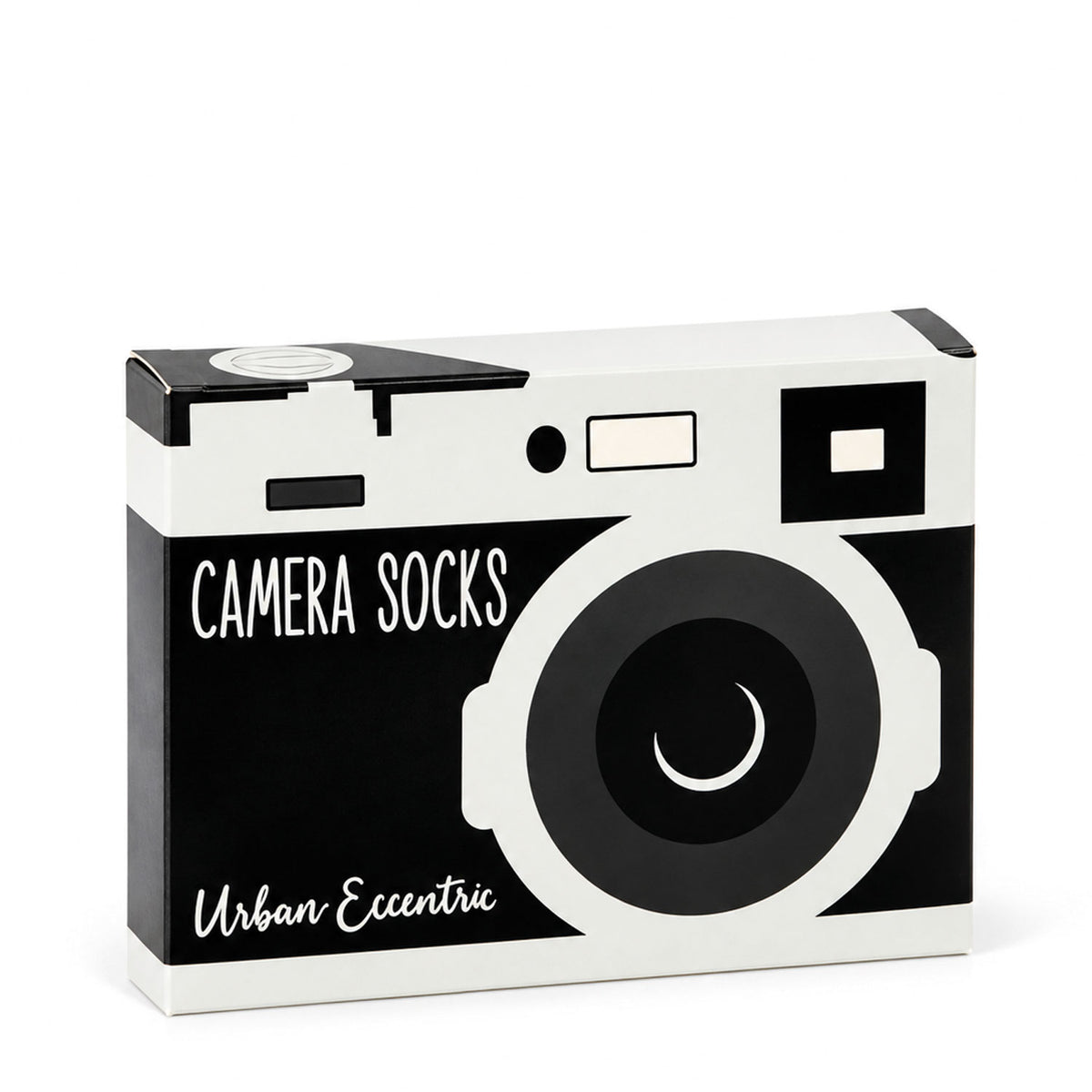 Urban Eccentric Camera Geschenkbox im Design einer schwarz-weissen Kamera