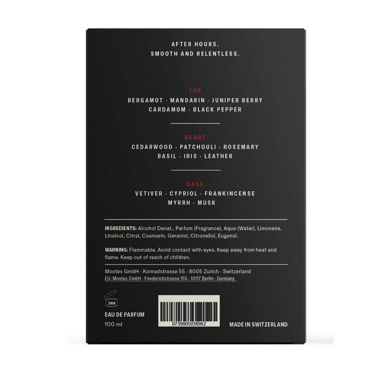 Eau de Parfum Night Ride - Mootes