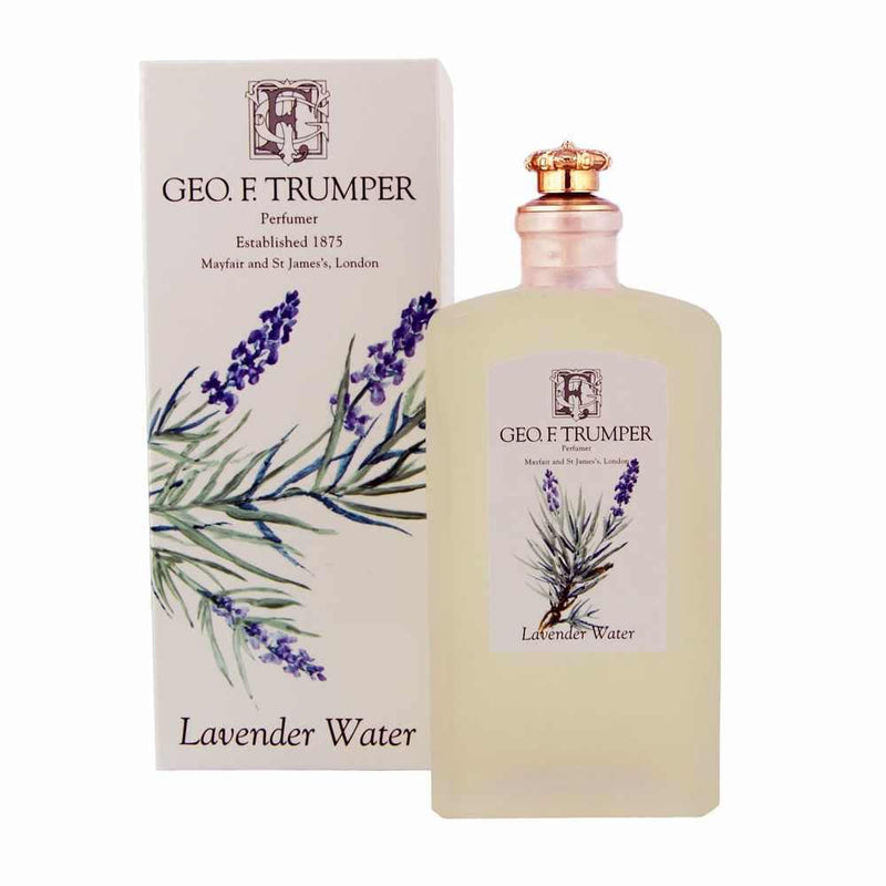 Eau de Toilette Lavender Water - Geo F. Trumper mit französischem Lavendelduft, Sandelholz, Moschus und Patchouli in eleganter Flasche mit passender Verpackung