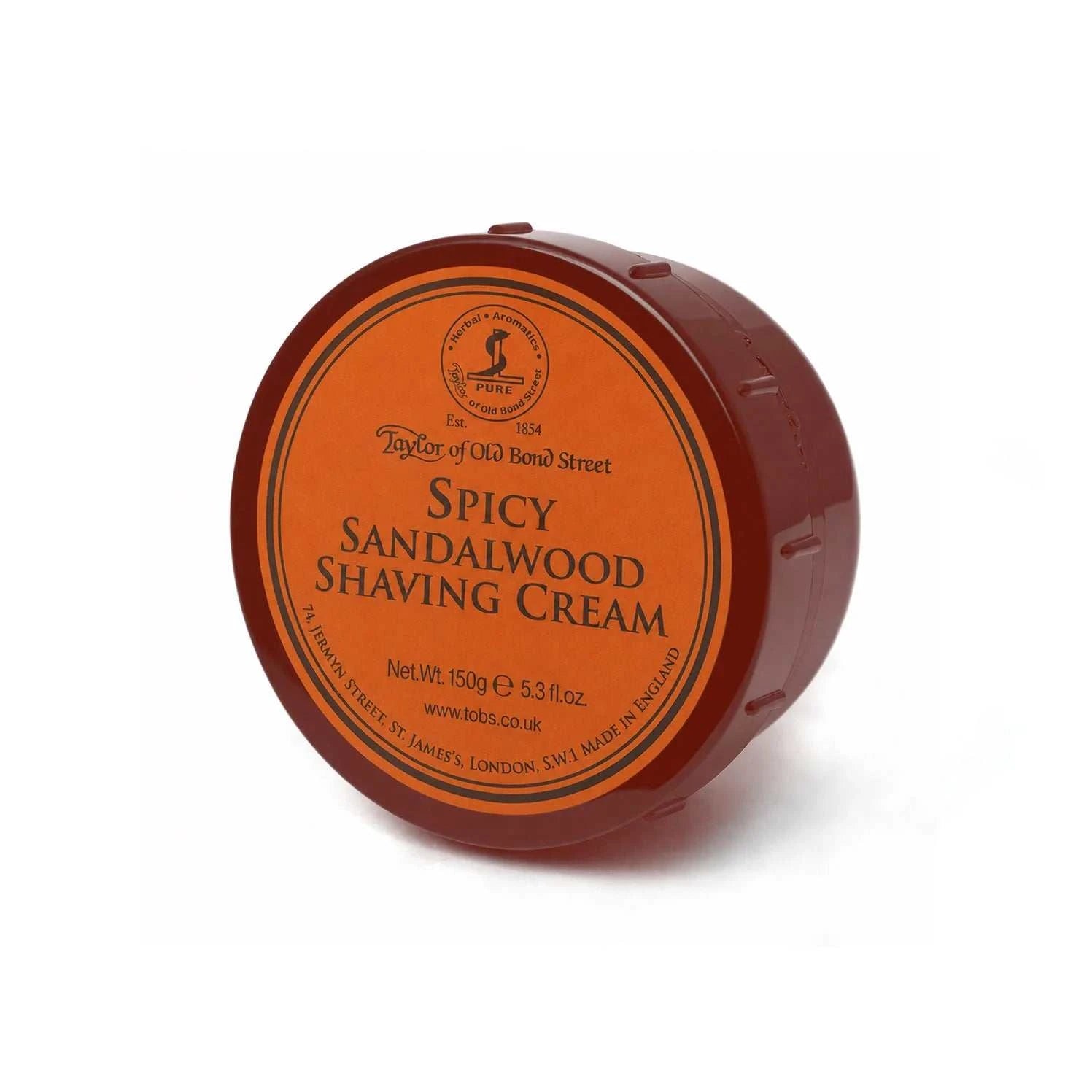 Crème à raser Spicy Sandalwood – Taylor of Old Bond Street