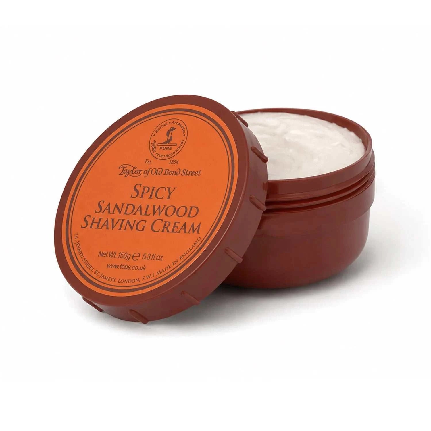 Crème à raser Spicy Sandalwood – Taylor of Old Bond Street